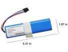 P2008-4s2p-mmbk电池，Dreame追觅p2008-4s2p-mmbk 6芯机器人电池